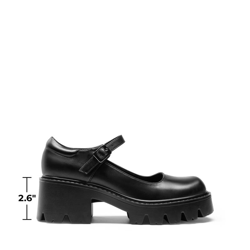 Retro Mary Jane Platform Shoes