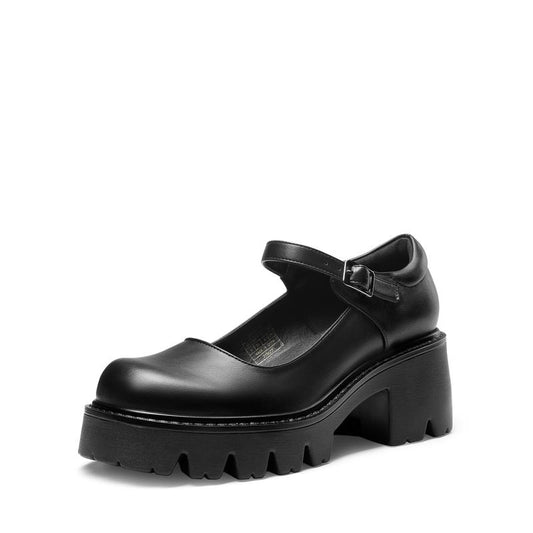 Retro Mary Jane Platform Shoes