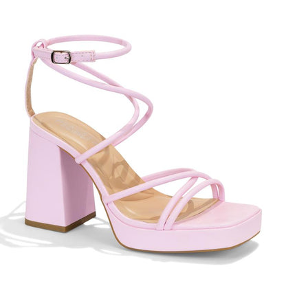 Women’s Square Toe Ankle Strap Platform Block Heels