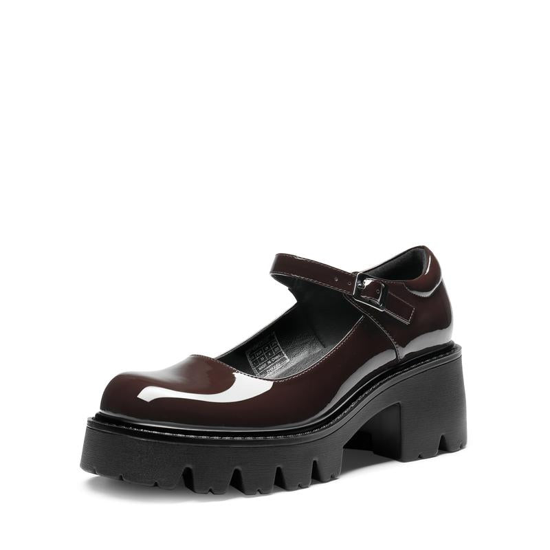 Retro Mary Jane Platform Shoes