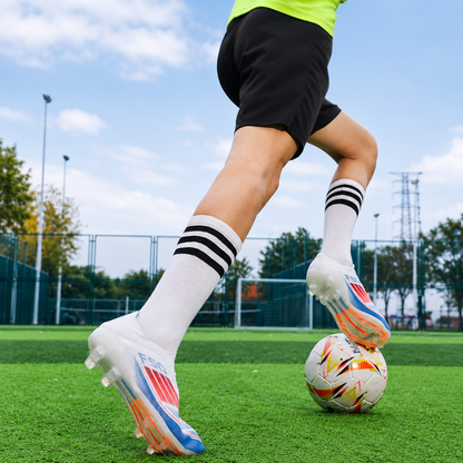 Men's Football Boots TF Indoor Soccer Shoes Lightweight Breathable