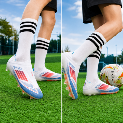 Men's Football Boots TF Indoor Soccer Shoes Lightweight Breathable