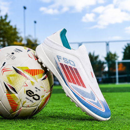 Men's Football Boots TF Indoor Soccer Shoes Lightweight Breathable