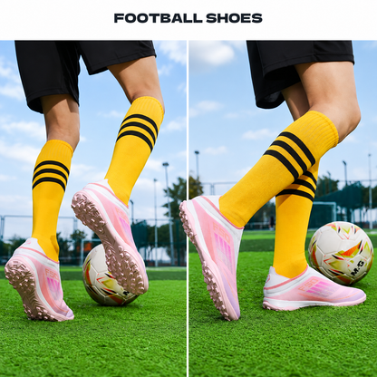 Men's Football Boots TF Indoor Soccer Shoes Lightweight Breathable