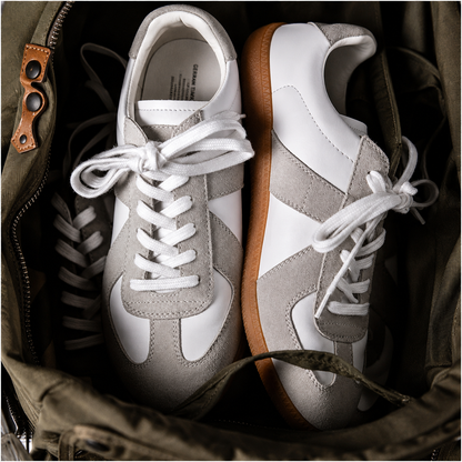 German Trainer Sneakers – Vintage Leather Casual Shoes