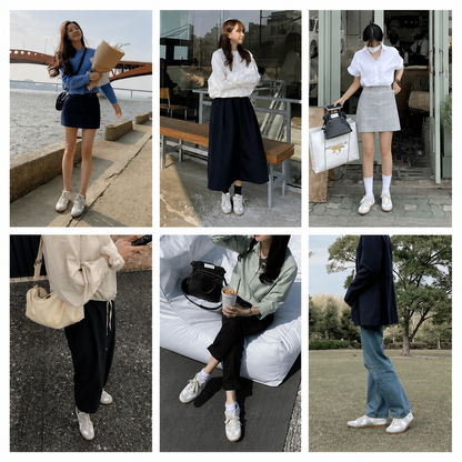 German Trainer Sneakers – Vintage Leather Casual Shoes