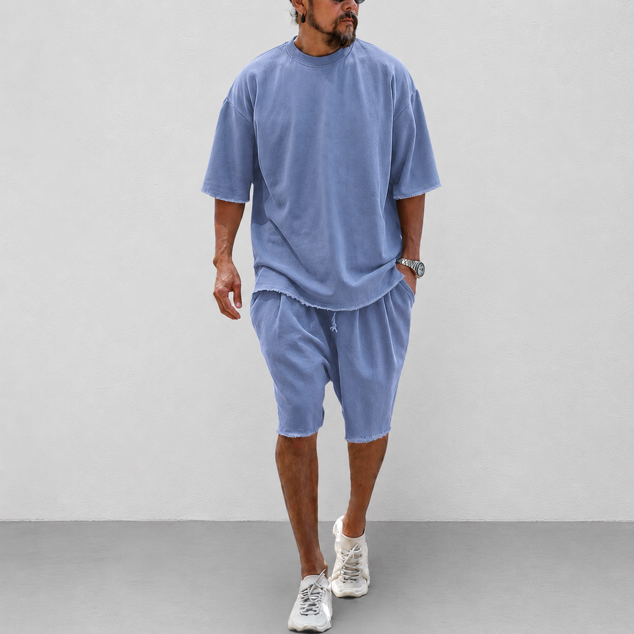 Loose Fit Textured Lounge Set