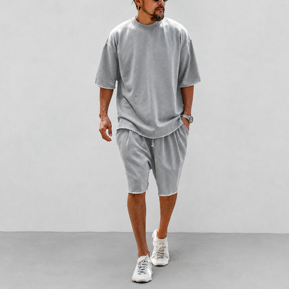Loose Fit Textured Lounge Set