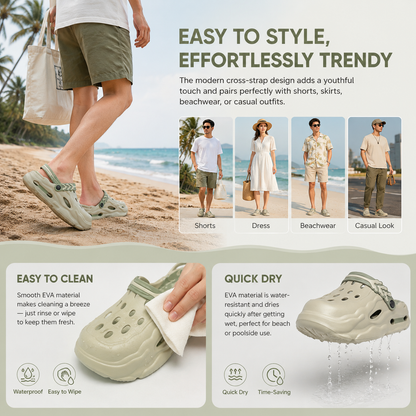 Minimalist Men's Eva Slippers Summer Non-slip Wear-resistant