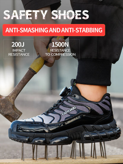 Steel Toe Safety Work Shoes | Anti-Puncture & Slip-Resistant