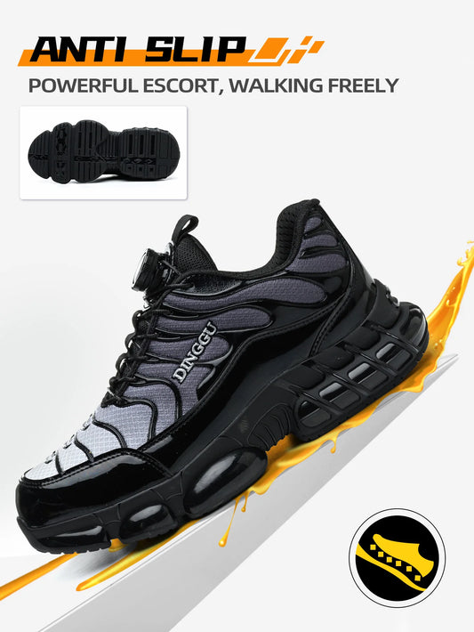 Steel Toe Safety Work Shoes | Anti-Puncture & Slip-Resistant
