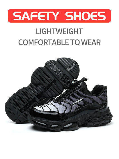 Steel Toe Safety Work Shoes | Anti-Puncture & Slip-Resistant