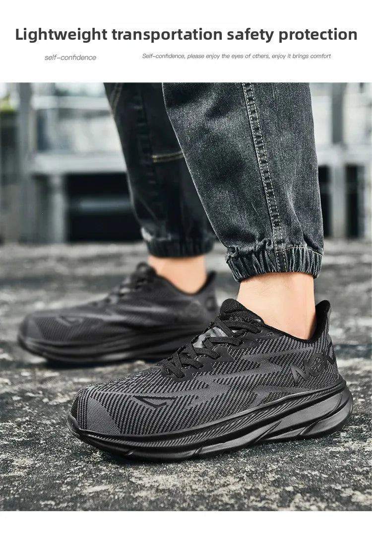 Steel Toe Safety Shoes | Lightweight & Breathable ⭐
