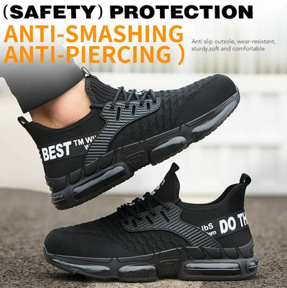 Steel-toe sneakers