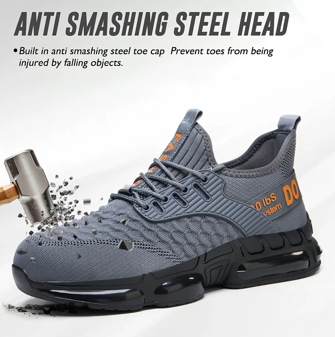Steel-toe sneakers