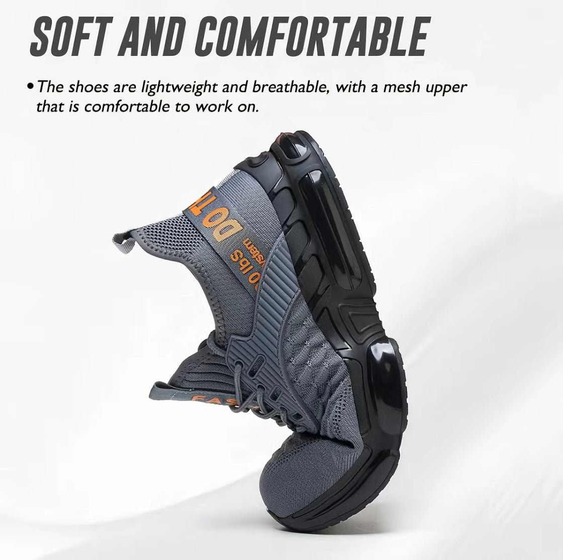 Steel-toe sneakers