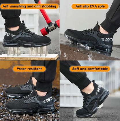 Steel-toe sneakers