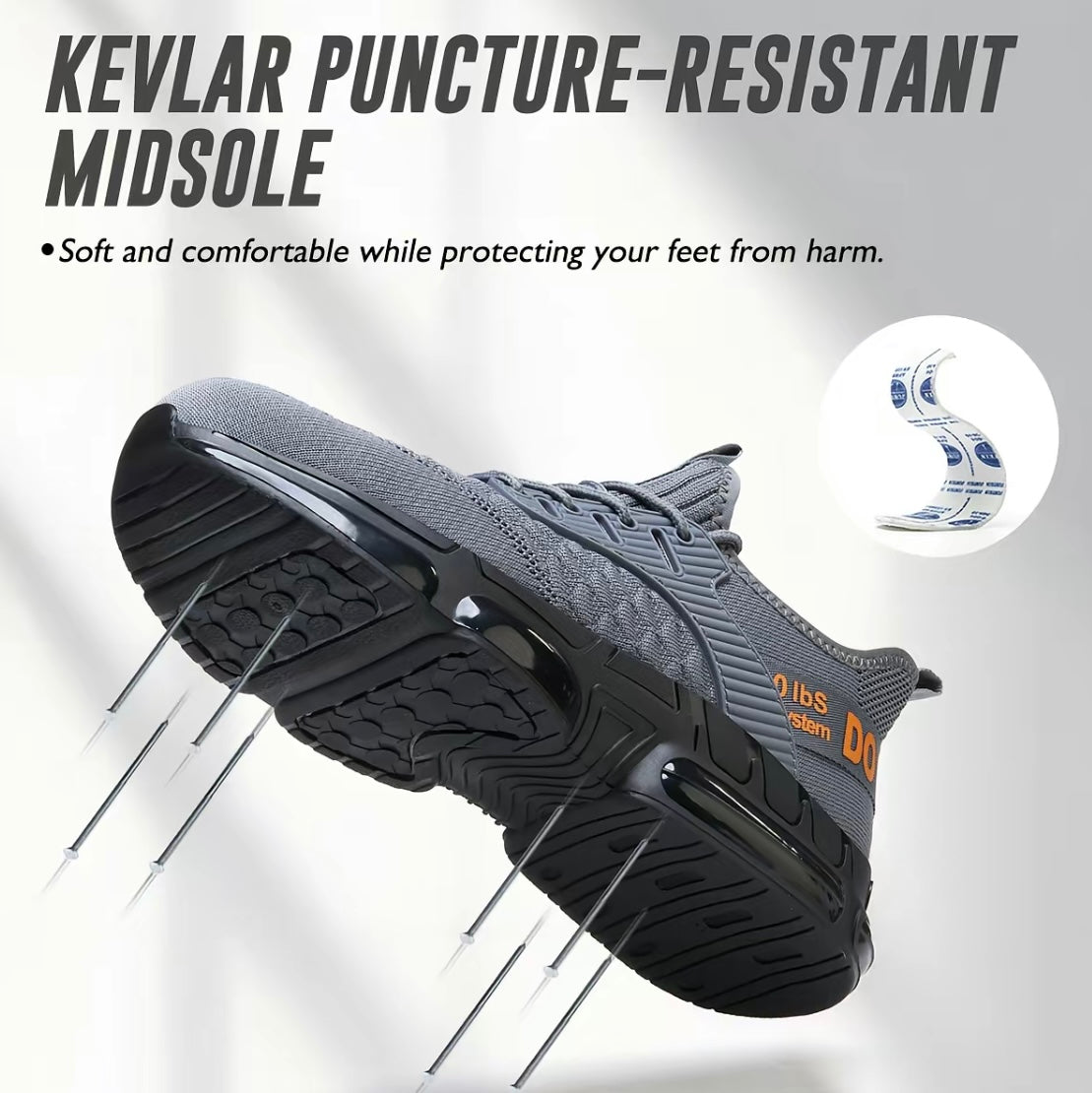 Steel-toe sneakers