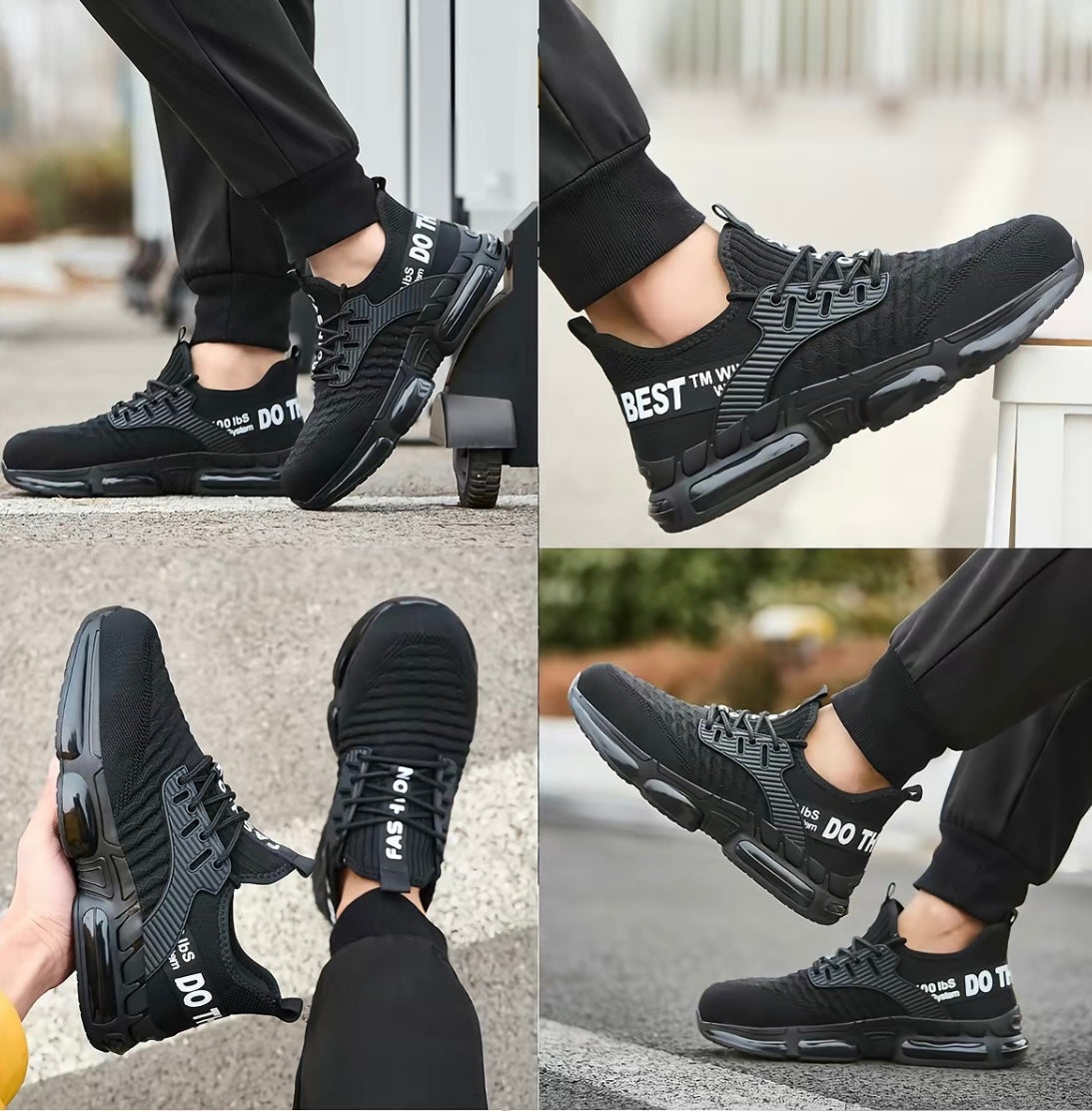 Steel-toe sneakers