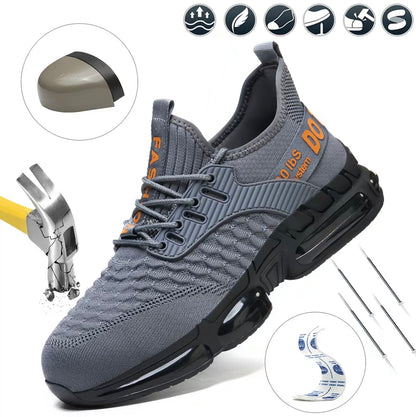Steel-toe sneakers