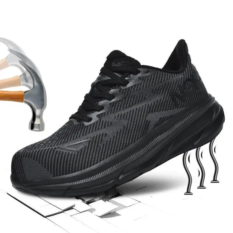 Steel Toe Safety Shoes | Lightweight & Breathable ⭐