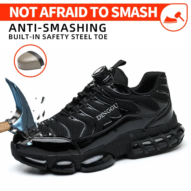 Steel Toe Safety Work Shoes | Anti-Puncture & Slip-Resistant