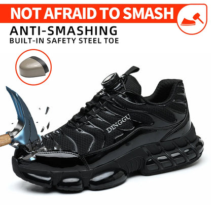 Steel Toe Safety Work Shoes | Anti-Puncture & Slip-Resistant