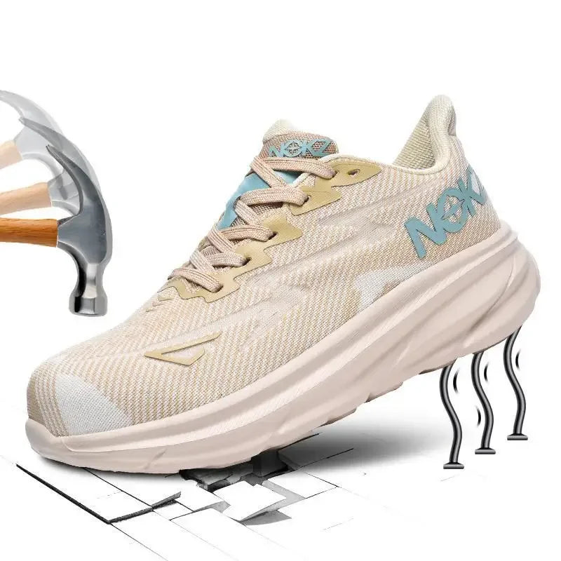 Steel Toe Safety Shoes | Lightweight & Breathable ⭐