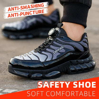 Steel Toe Safety Work Shoes | Anti-Puncture & Slip-Resistant