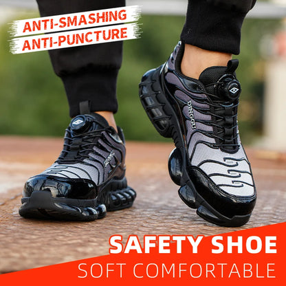 Steel Toe Safety Work Shoes | Anti-Puncture & Slip-Resistant