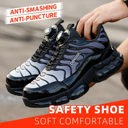 Steel Toe Safety Work Shoes | Anti-Puncture & Slip-Resistant