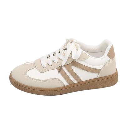 Women's Retro Suede Sneakers – Casual Breathable Shoes