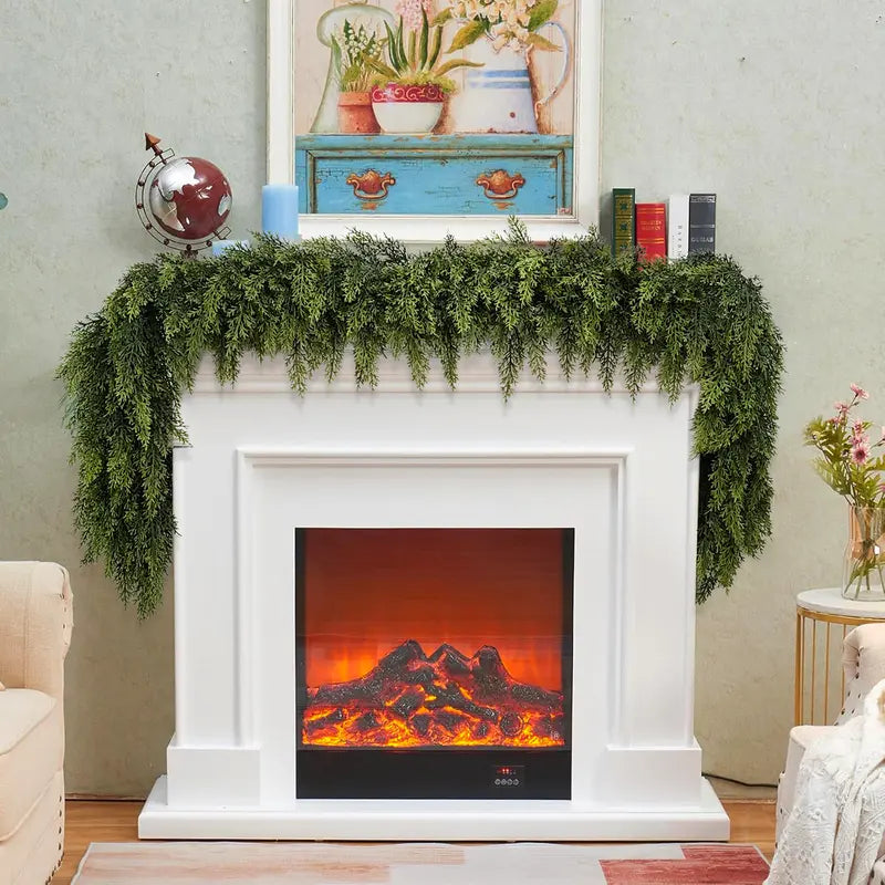 Wellisor™ Cedar Garlands- Lifelike Greenery That Transforms Any Space