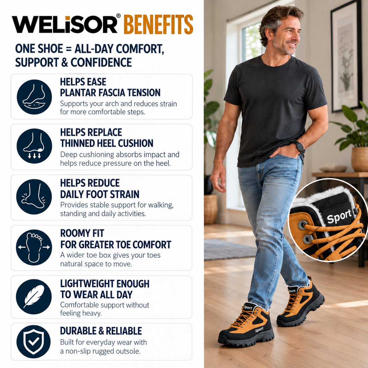 Men's Winter Hiking Boots – Warm & Durable