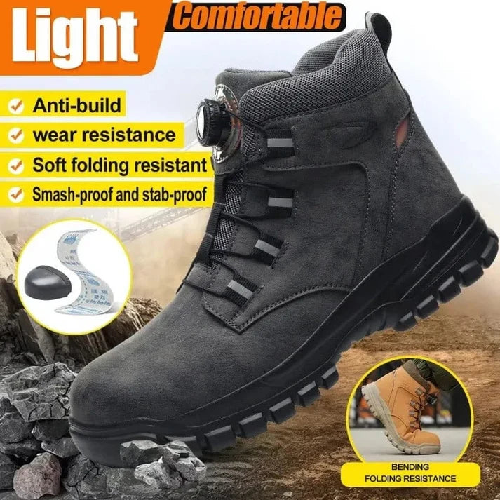 Men's Steel Toe Work Boots | Comfortable Fit